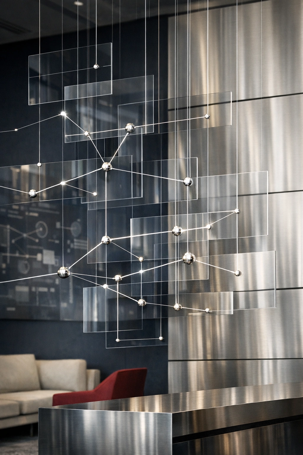 Architectural installation representing Frontline's structured approach.